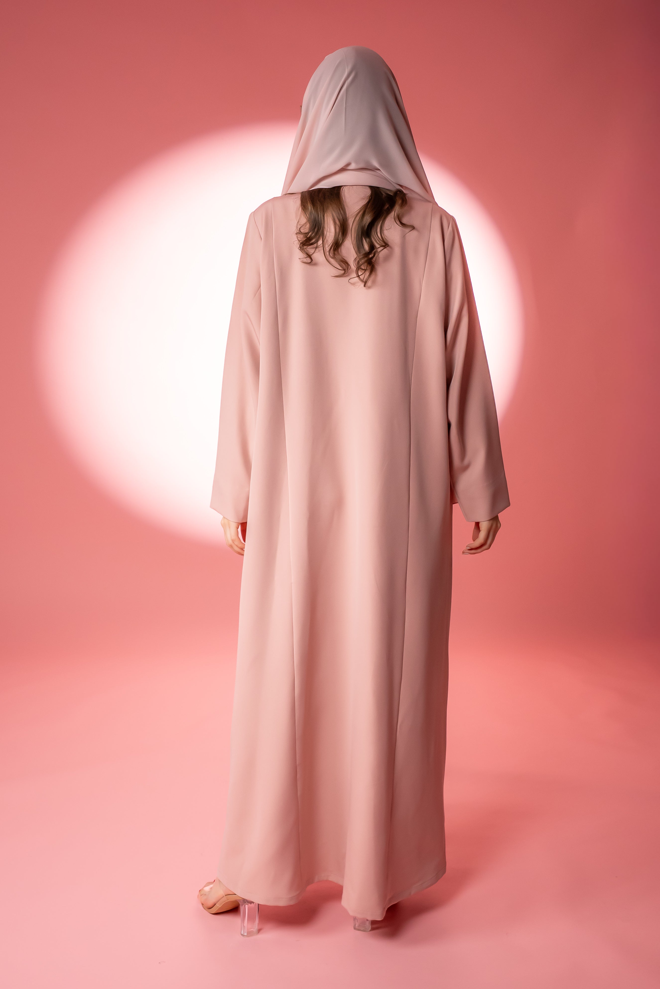 Pink | Round-Neck Set with Bottoms