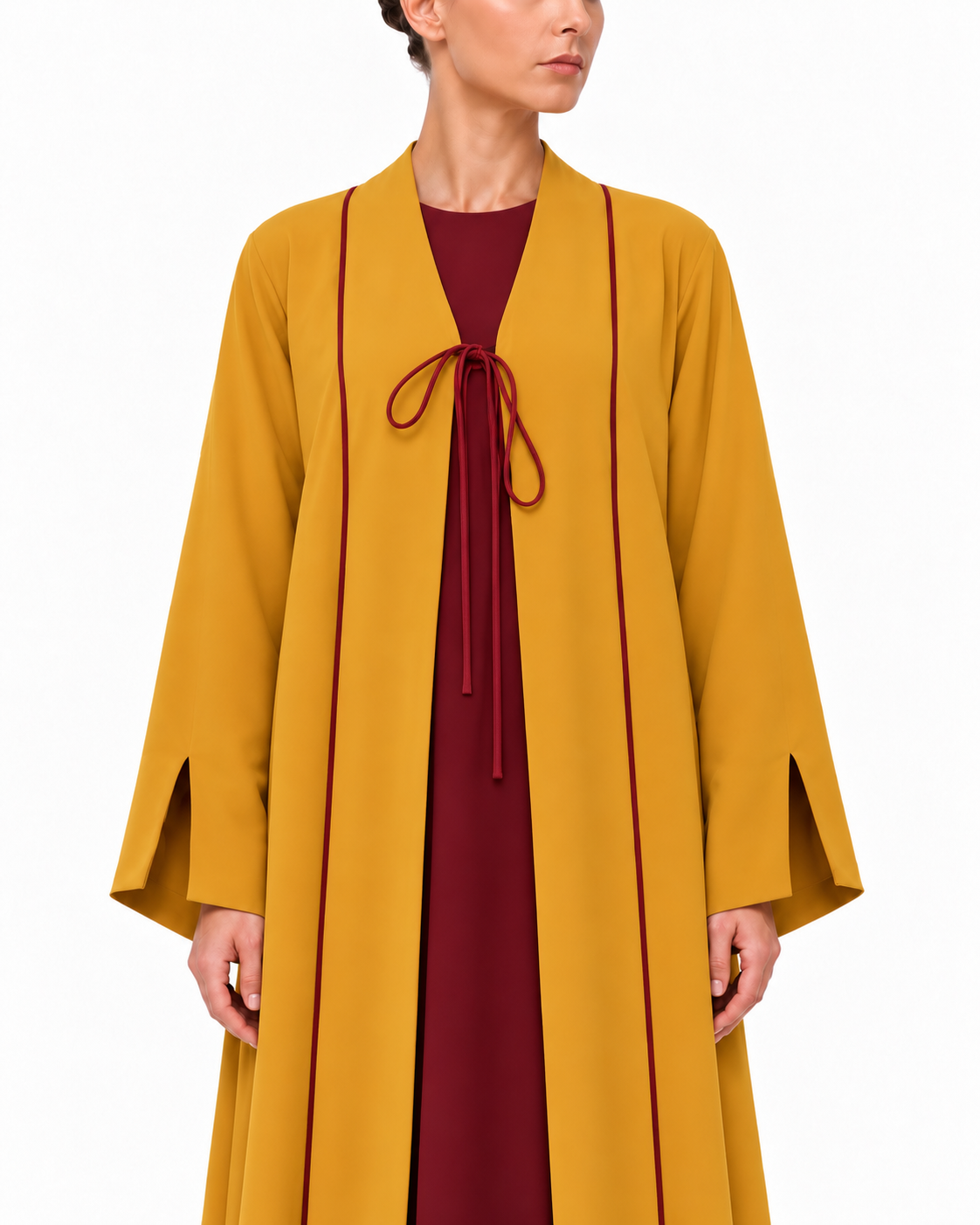 The Contrast Abaya Set