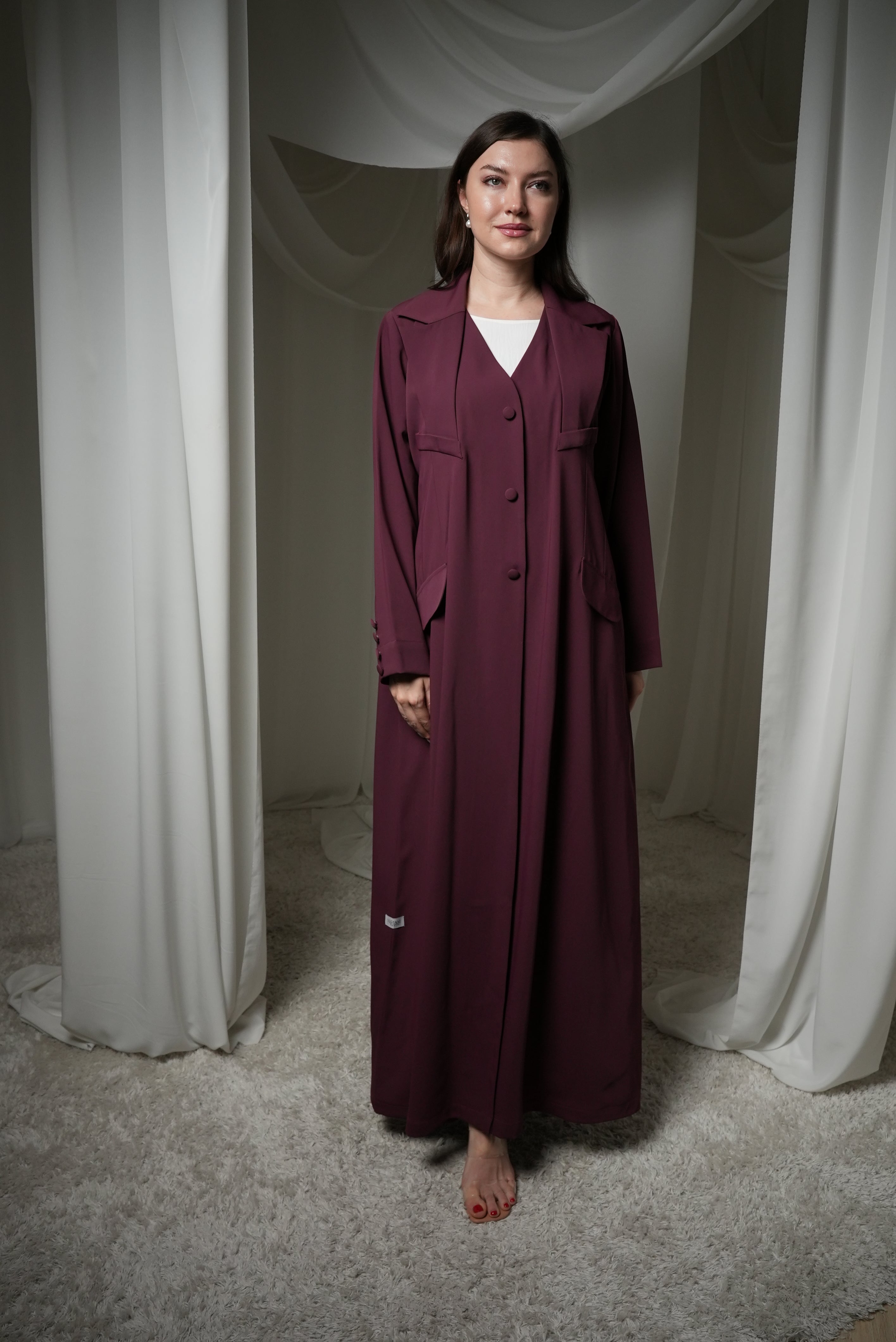 Support Pink | coat abaya 2