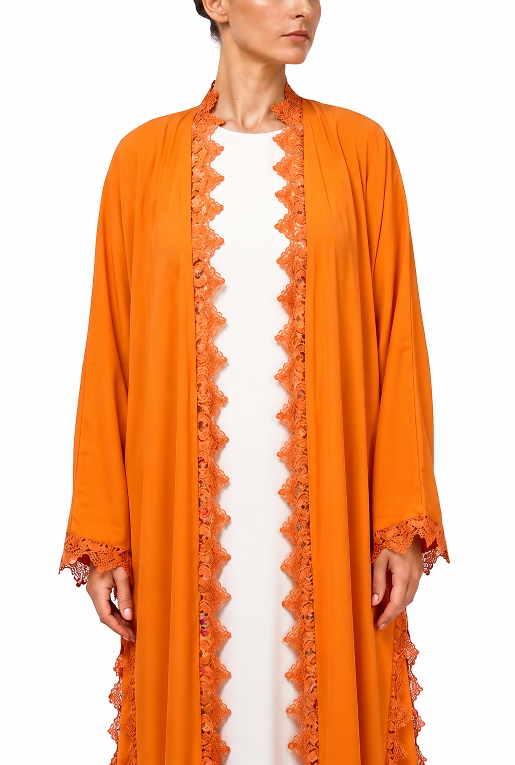 Lace abaya