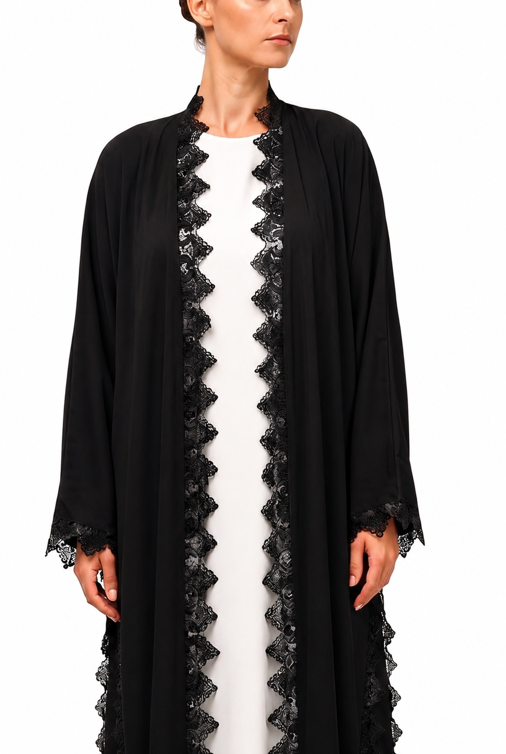 Lace abaya