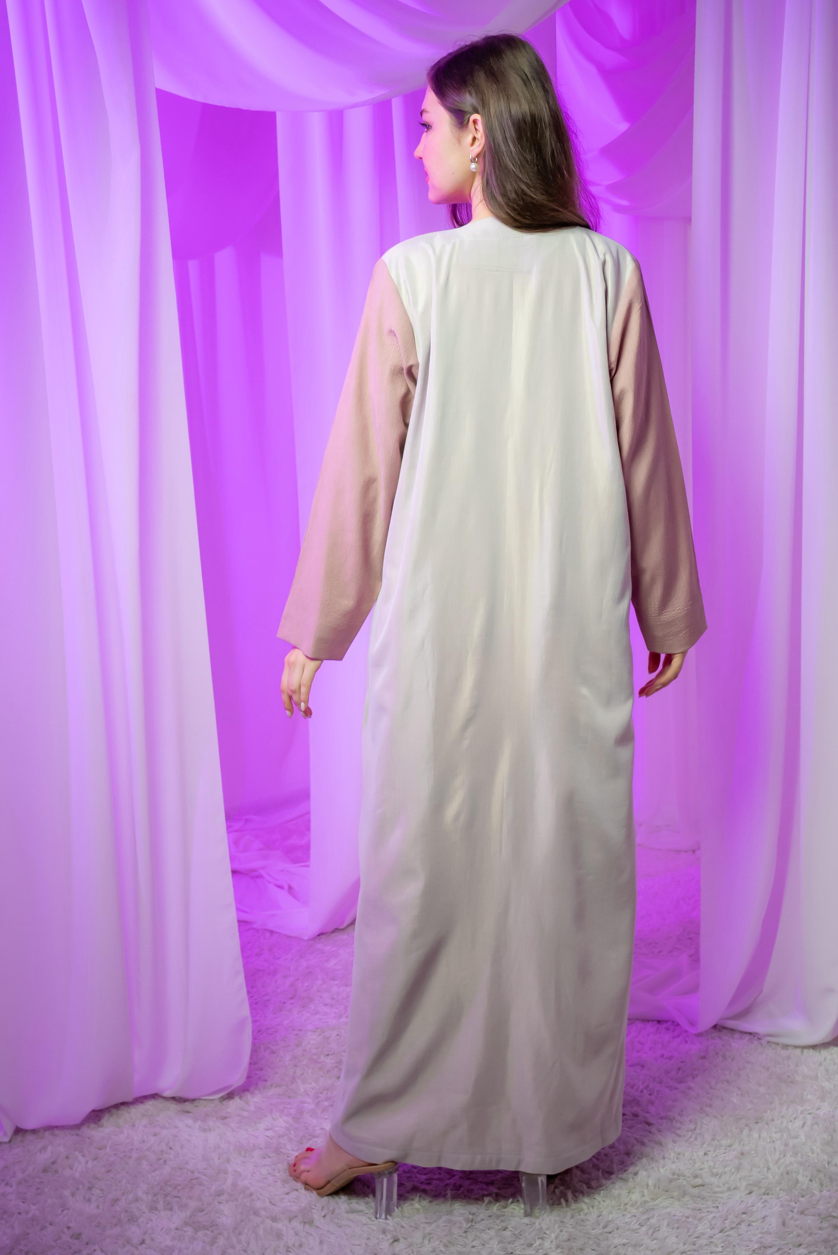 Pink | Two-Tone Blush Abaya