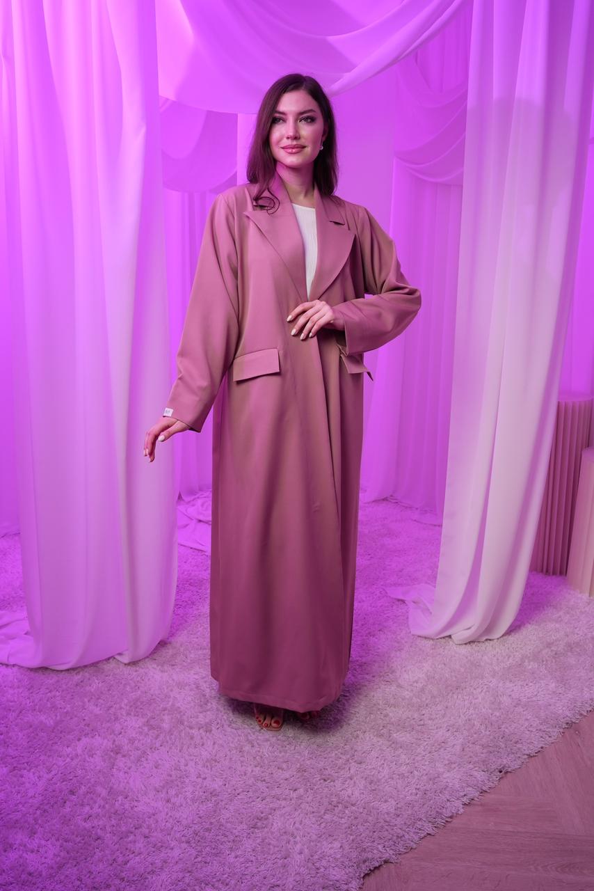 Support Pink | Coat Abaya