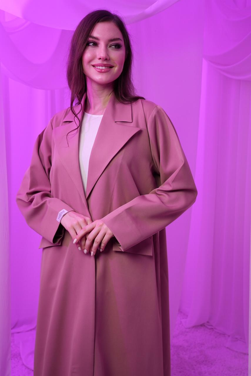 Support Pink | Coat Abaya