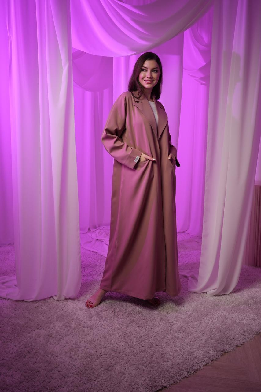 Support Pink | Coat Abaya