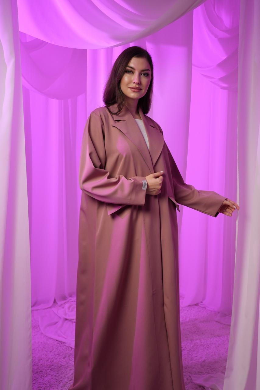 Support Pink | Coat Abaya