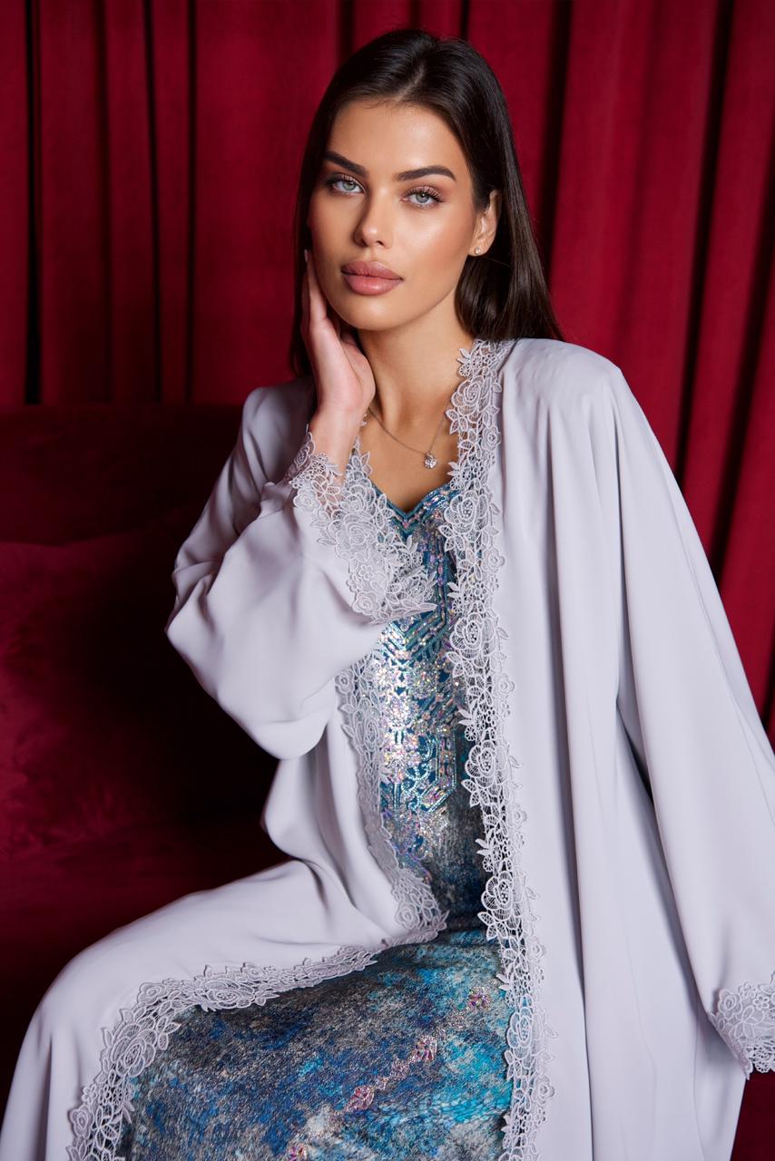 Mkawarah Abaya - Flowers