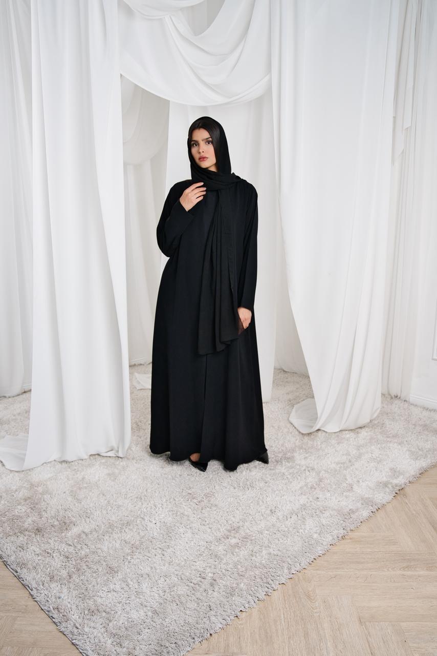 Black Flow Abaya